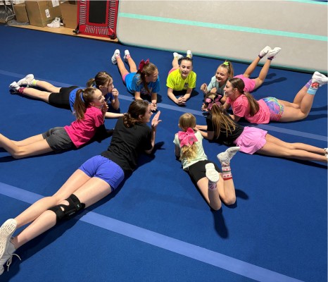 dancers in a circle